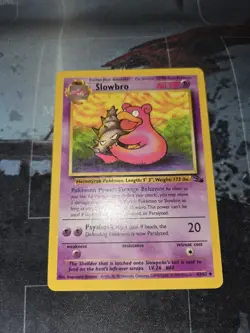 Slowbro 43/62 Fossil Regular Pokemon Vintage Card LP - Image 2