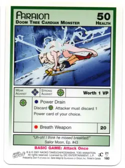 Sailor Moon CCG Unlimited Cards YOU PICK Common, Uncommon & Rare Dic Dart 2001 - Image 5