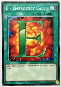 SDHS-EN029 E - Emergency Call - Common Unlimited Near Mint YuGiOh Card - Image 1