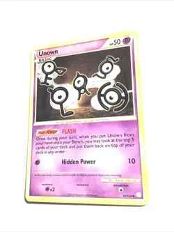 UNOWN - 55/123 - HeartGold SoulSilver HGSS - Pokemon Card - LP - Image 1