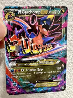 Pokemon M Garchomp EX Black Star Promos Holo Card XY168 - Image 1