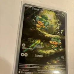 Pansage 089/086 Black Bolt Illustration Rare Pokemon Card Full Art Grass Type - Image 3