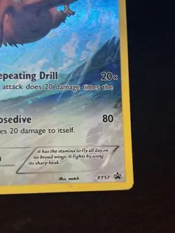 2015 Pokemon FEAROW Black Star Promo HOLO Foil Rare XY Series Set Card #XY57 - Image 5