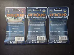 3 Origins Sleeved Booster Pack Riftbound League of Legends Trading Card Game - Image 2