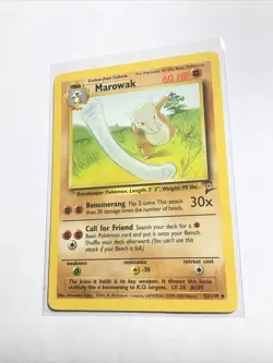 MAROWAK - 52/130 - Base Set 2 - Pokemon Card - HP - Image 1