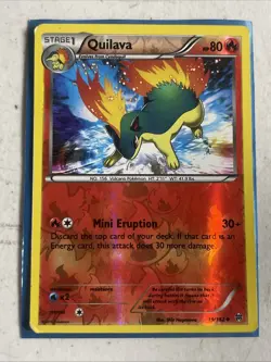 Quilava 19/162 Reverse Holo Breakthrough Pokemon TCG Card - Image 1