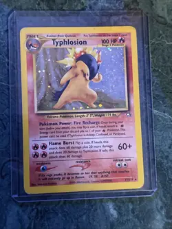 Pokemon Neo Genesis 2000 Typhlosion Holo Rare Card TCG 17/111 - Image 1