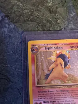 Pokemon Neo Genesis 2000 Typhlosion Holo Rare Card TCG 17/111 - Image 2