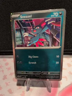 TCG Pokemon TCG Phantasmal Flames Sneasel Promo Card NM Fresh Pull Ready To Ship - Image 2