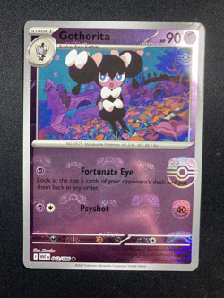 Pokemon Gothorita Card 042/086 Masterball English White Flare, NM Condition - Image 1