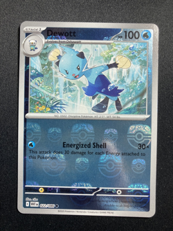 Pokemon Dewott Card 022/086 Masterball English White Flare, NM Condition - Image 1