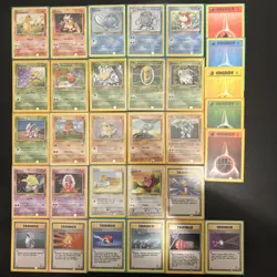 Pokemon WOTC TCG - 31 Card Bundle Base Set 2 All Different - Excellent Condition - Image 1