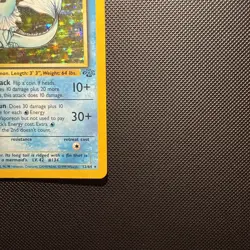 Pokemon TCG Vaporeon Holo Rare Card Jungle Set, #12/64, Vintage NM Condition - Image 4