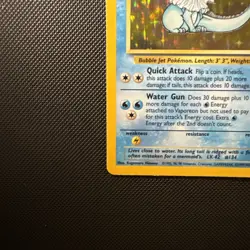 Pokemon TCG Vaporeon Holo Rare Card Jungle Set, #12/64, Vintage NM Condition - Image 5