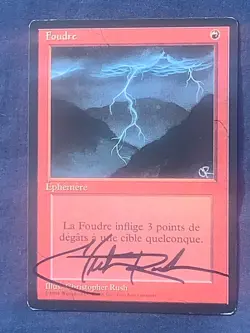 MtG FBB Lightning Bolt Foudre (French) - Image 1
