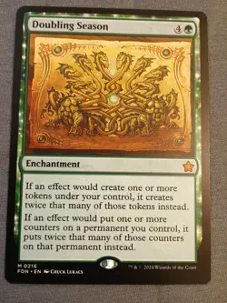 Doubling Season Foundations Regular NM Mythic 0216 - Image 1