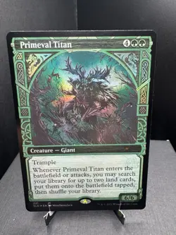 MTG Secret Lair Drop Primeval Titan 221 Foil NM! - Image 1