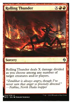 Rolling Thunder Battle for Zendikar MTG - NM+ - Image 1