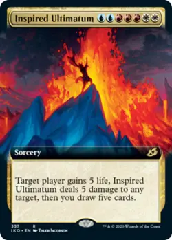 1x Inspired Ultimatum ~ Extended Art NM-Mint, English Ikoria: Lair of Behemoths - Image 1