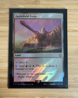 MTG: Battlefield Forge (Surge Foil) Commander: Final Fantasy Surge Foil NM - Image 1