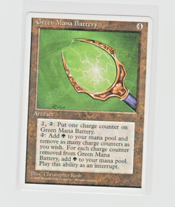 Magic the Gathering ~ MTG ~ 1x Green Mana Battery ~ M/NM ~ 4th Edition - Image 1
