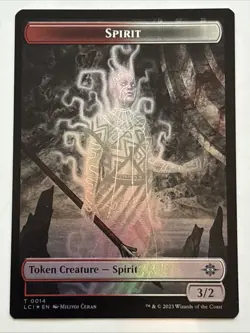 MTG The Lost Caverns of Ixalan Map/Spirit Token Foil 0017/0014 NM - Image 2