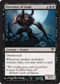 1x Harvester of Souls Light Play MTG Magic - Kid Icarus - - Image 1