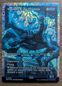 MTG Overlord of the Floodpits Showcase Fracture Foil from Duskmourn NM - Image 1