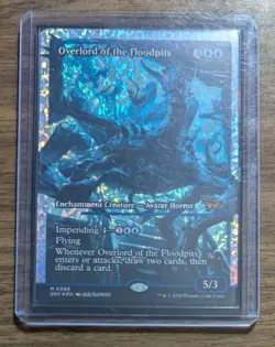 MTG Overlord of the Floodpits Showcase Fracture Foil from Duskmourn NM - Image 2