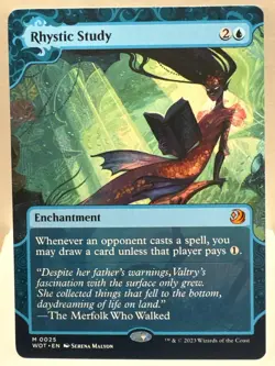 Rhystic Study Wilds of Eldraine: Enchanting Tales Regular NM - Image 1