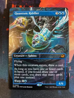 MTG Edge of Eternities Quantum Riddler Borderless - Image 1