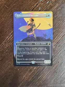 Haliya, Guided by Light Edge of Eternities Borderless Foil Rare - Image 1
