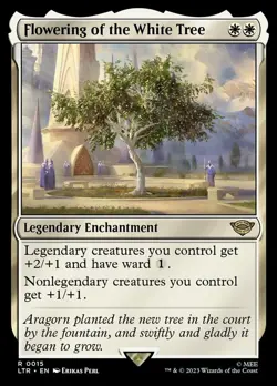 [1x] Flowering of the White Tree Near Mint, English Lord of the Rings MTG Magic - Image 1