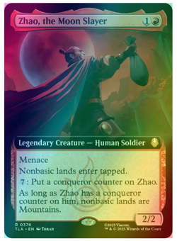 Zhao, the Moon Slayer - Foil - Extended Art Avatar MTG - Image 1