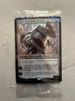 Karn, the Great Creator - Foil - Stained Glass - Secret Lair Drop Series - Seale - Image 1