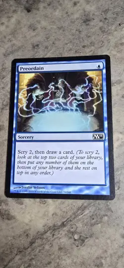 Preordain Core Set 2011 (M11) Regular Sorcery Common MTG LP - Image 1