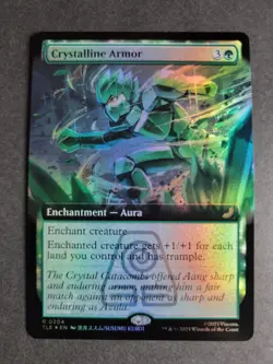 Crystalline Armor (Extended Art Foil) Rare MTG Avatar Eternal - Image 1