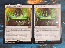 1X Agatha's Soul Cauldron, Promo Stamp, NM, Wilds of Eldraine, MTG, 2 Available - Image 1