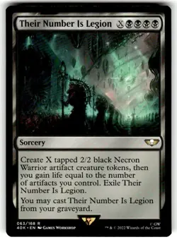 Their Number Is Legion Universes Beyond: Warhammer 40000 Regular MTG - Image 1