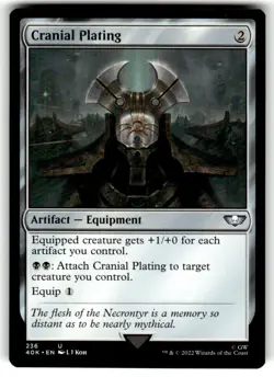 Cranial Plating Universes Beyond: Warhammer 40000 Regular MTG - Image 1
