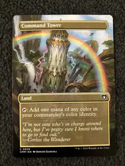 Magic The Gathering MTG - Command Tower (Borderless) - Commander Masters - Image 1