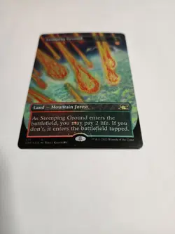 Stomping Ground (Borderless) (Galaxy Foil) Unfinity Foil - Image 2