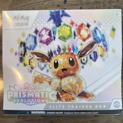 Pokemon TCG Scarlet Violet Prismatic Evolutions Elite Trainer Box ETB New Sealed - Image 1