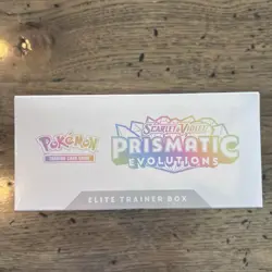 Pokemon TCG Scarlet Violet Prismatic Evolutions Elite Trainer Box ETB New Sealed - Image 2