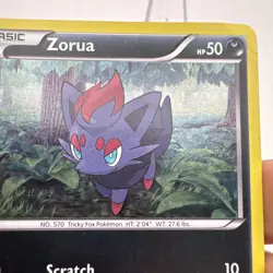 Pokemon ZORUA 9/12 Holo (2011 McDonalds Promo) MP - Image 2