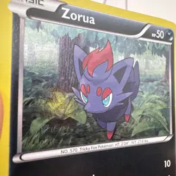 Pokemon ZORUA 9/12 Holo (2011 McDonalds Promo) MP - Image 3