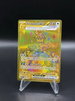 Terapagos ex 180/131 Gold Secret Rare Pokemon TCG Prismatic Evolutions NM/M - Image 1