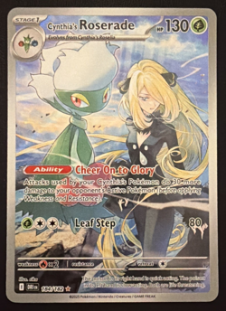 Pokemon TCG Cynthia's Roserade Sv10: Destined Rivals 184/182 M/NM Free Shipping - Image 1