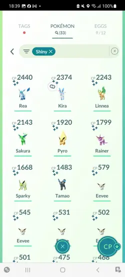 Pokemon Go (Stage 28) Shiny Eeveelutions ( 39 Shinys ) - Image 3