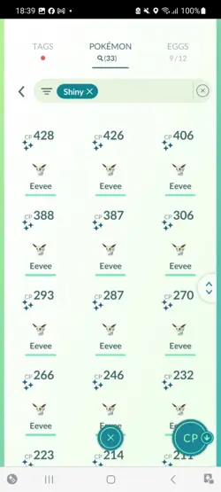 Pokemon Go (Stage 28) Shiny Eeveelutions ( 39 Shinys ) - Image 4